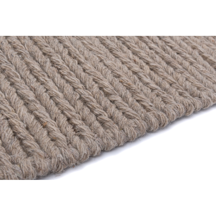 Prírodný koberec FIR WOOL 70x140 cm 2600 g/m2 béžový