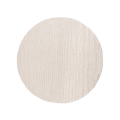 Prírodný okrúhly koberec FIR WOOL 160 cm 2600 g/m2 krémový