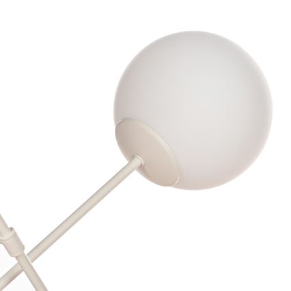 Prisadené stropné svietidlo MOON 6xE27/15W/230V krémové
