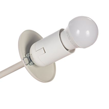 Prisadené stropné svietidlo MOON 6xE27/15W/230V krémové