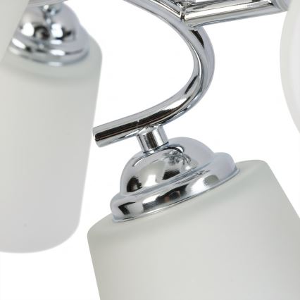 Prisadené stropné svietidlo PAFOS 5xE27/15W/230V v lesklom chróme