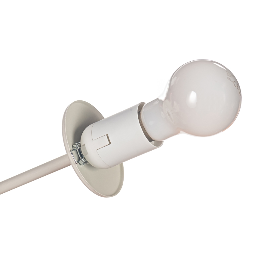 Prisadené svietidlo MOON 4xE27/15W/230V krémové