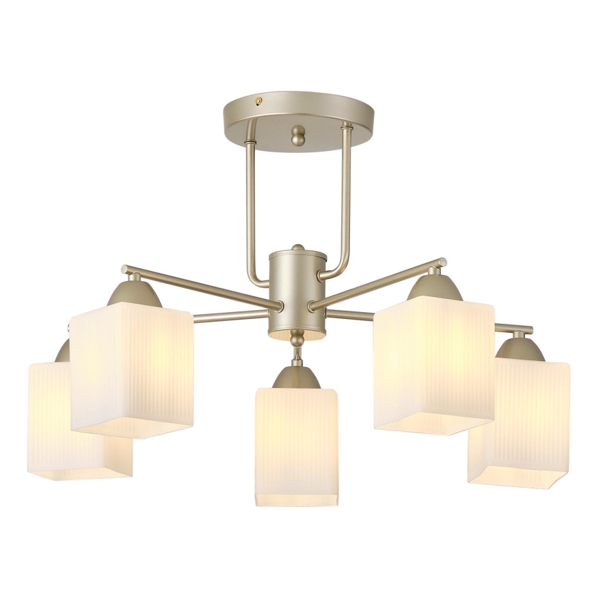 Prisadený luster 5xE27/60W/230V