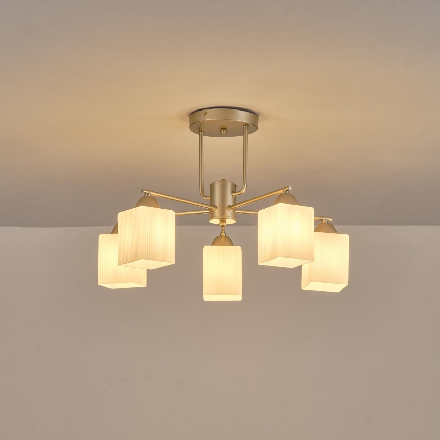 Prisadený luster 5xE27/60W/230V