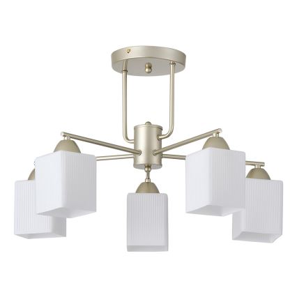 Prisadený luster 5xE27/60W/230V