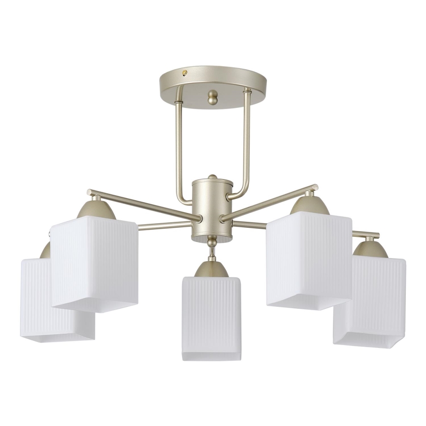 Prisadený luster 5xE27/60W/230V