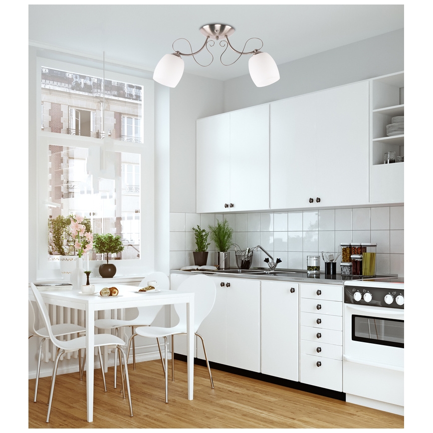Prisadený luster AMBA 2xE27/40W/230V