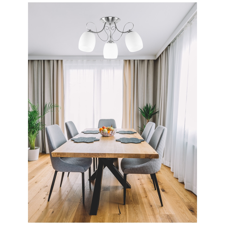Prisadený luster AMBA 3xE27/40W/230V
