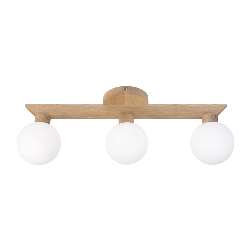 Prisadený luster ANTONIO 3xG9/5W/230V dub/biela