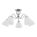 Prisadený luster ARIEL 5xE27/15W/230V lesklý chróm