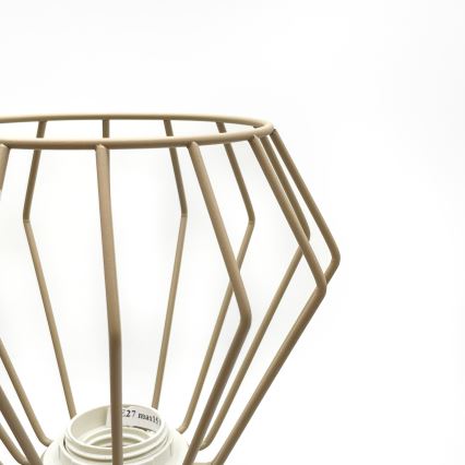 Prisadený luster AUDREY 3xE27/15W/230V, béžový