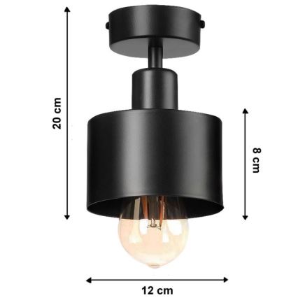 Prisadený luster BODO 1xE27/60W/230V