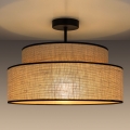 Prisadený luster BOHO 1xE27/60W/230V pr. 40 cm béžová