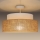 Prisadený luster BOHO 1xE27/60W/230V pr. 40 cm biela/béžová