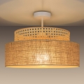 Prisadený luster BOHO 1xE27/60W/230V pr. 40 cm ratan