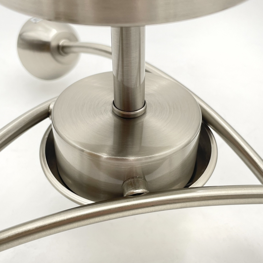 Prisadený luster DONNA 3xE27/60W/230V nikel