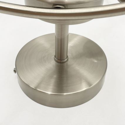 Prisadený luster DONNA 3xE27/60W/230V nikel