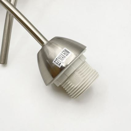 Prisadený luster DONNA 3xE27/60W/230V nikel