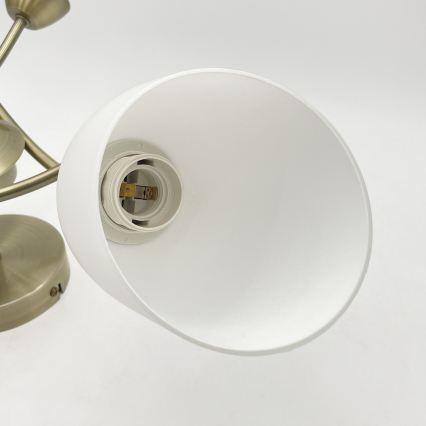 Prisadený luster DONNA 3xE27/60W/230V patina