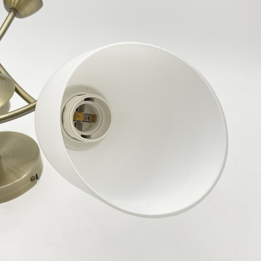 Prisadený luster DONNA 3xE27/60W/230V patina