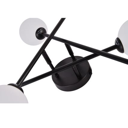 Prisadený luster DORADO 6xG9/28W/230V čierny