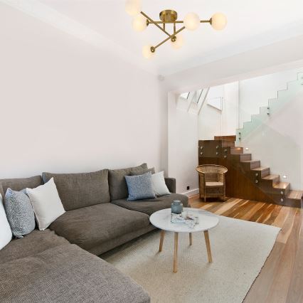 Prisadený luster DORADO 6xG9/28W/230V zlatý