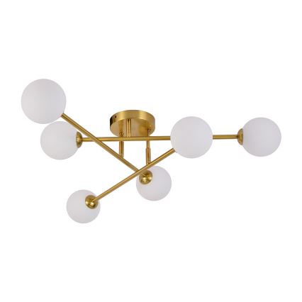 Prisadený luster DORADO 6xG9/28W/230V zlatý