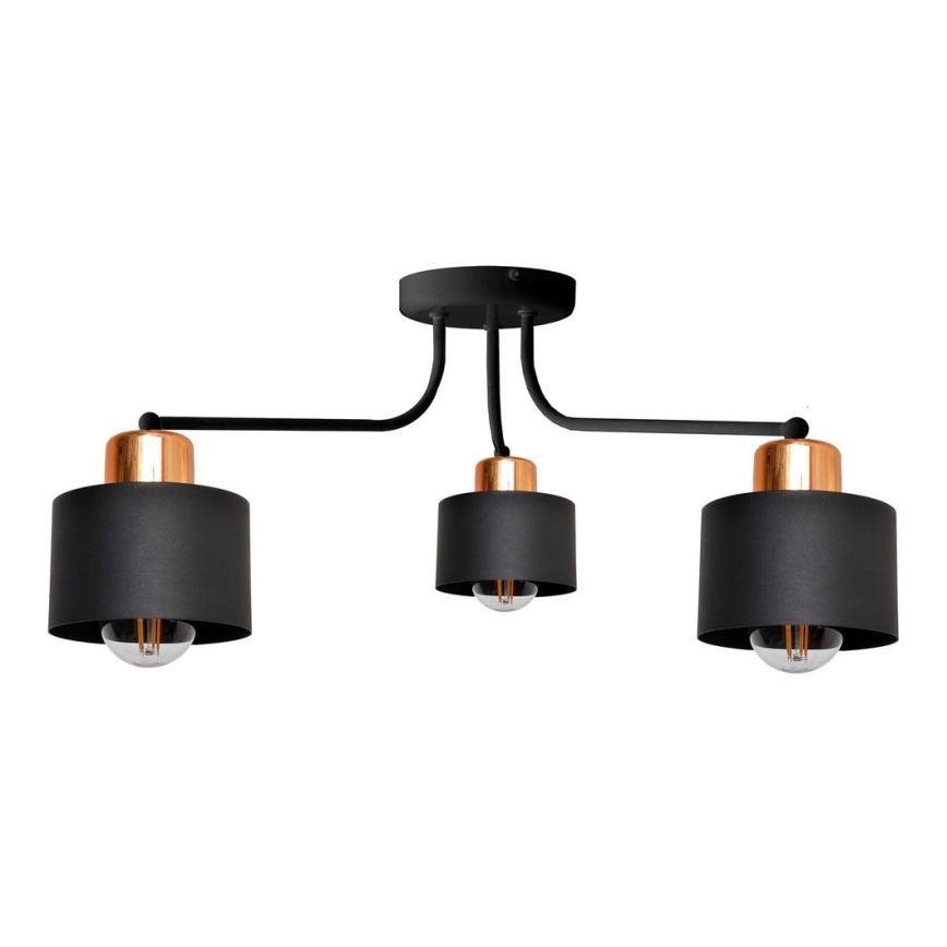 Prisadený luster EDISON 3xE27/15W/230V