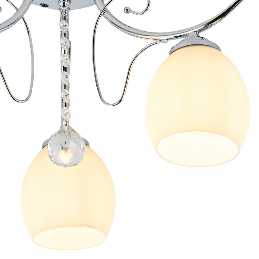 Prisadený luster ELLA 3xE27/15W/230V lesklý chróm