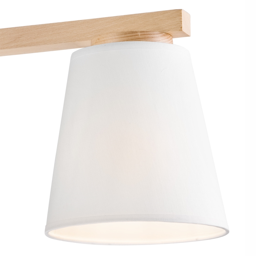 Prisadený luster ELLIE 3xE27/60W/230V buk