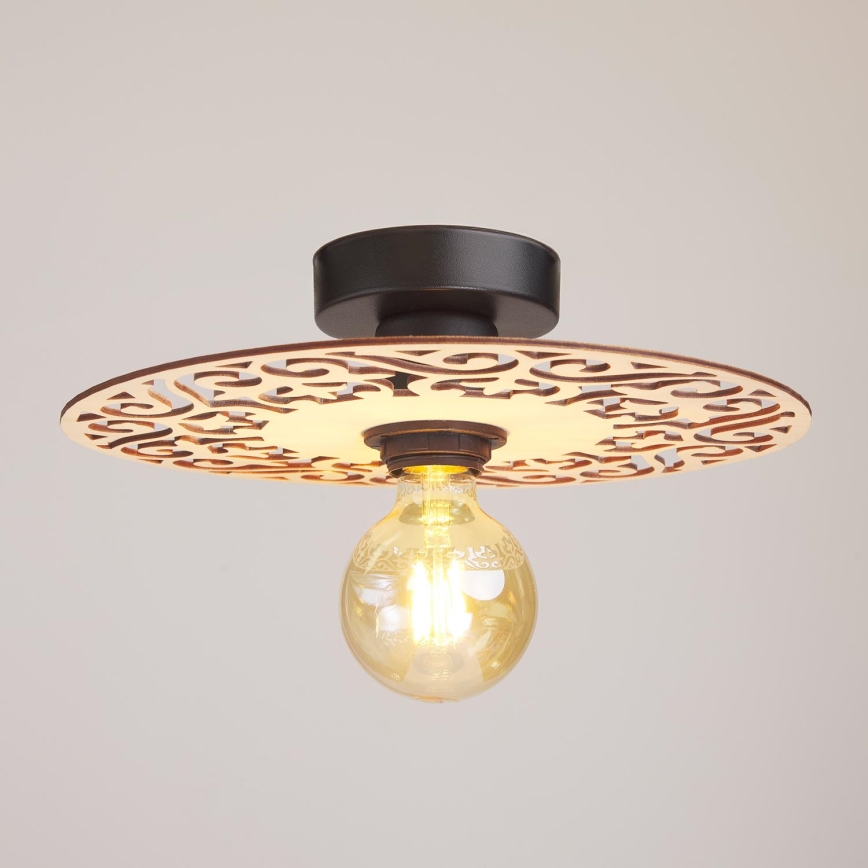 Prisadený luster FALCO 1xE27/60W/230V pr. 30 cm béžová