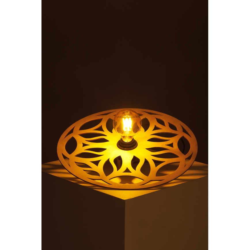 Prisadený luster FALCO 1xE27/60W/230V pr. 40 cm béžová
