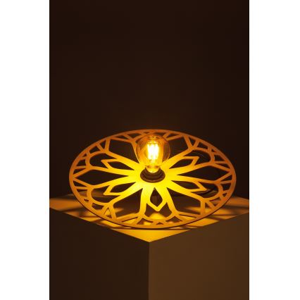 Prisadený luster FALCO 1xE27/60W/230V pr. 40 cm béžová