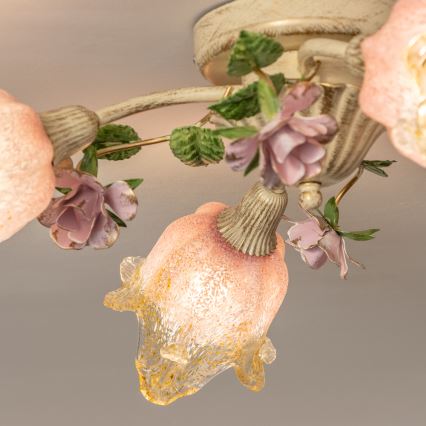 Prisadený luster FIORINTINO 4xE14/40W/230V