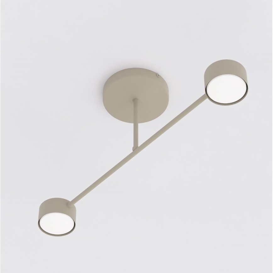 Prisadený luster HALO 2xGX53/12W/230V béžový