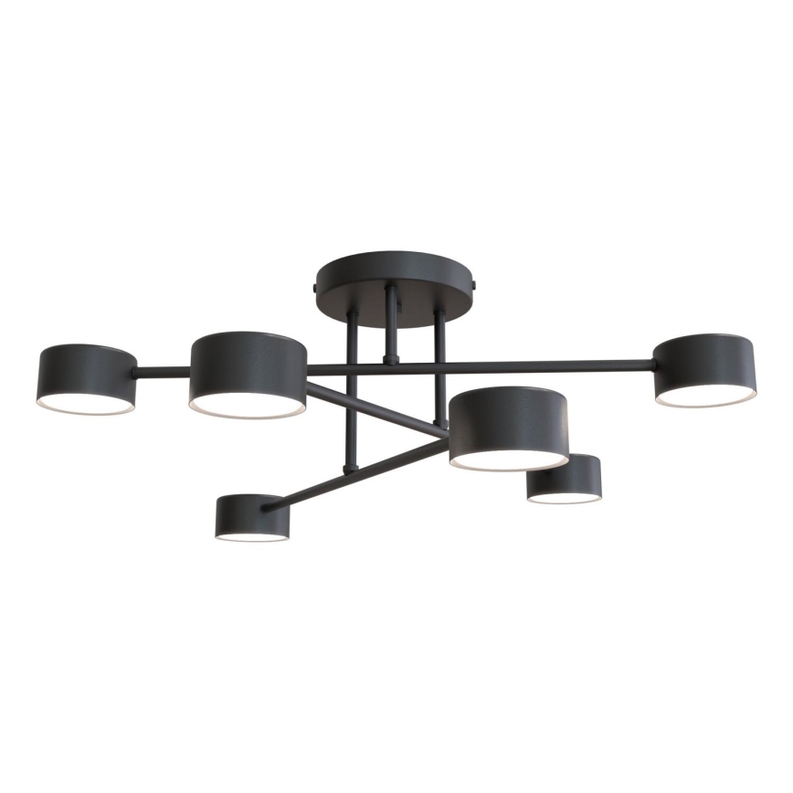 Prisadený luster HALO 6xGX53/8W/230V čierna