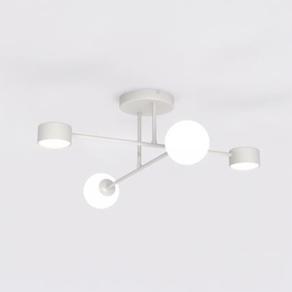 Prisadený luster HOLON 2xG9/8W/230V + 2xGX53/12W šedý