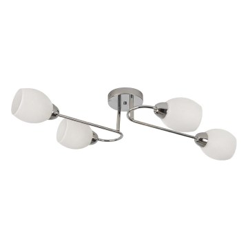 Prisadený luster KING 4xE27/15W/230V lesklý chróm