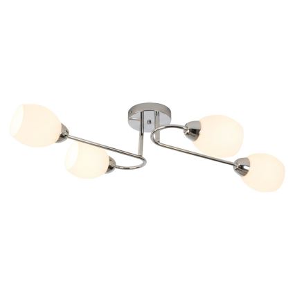 Prisadený luster KING 4xE27/15W/230V lesklý chróm