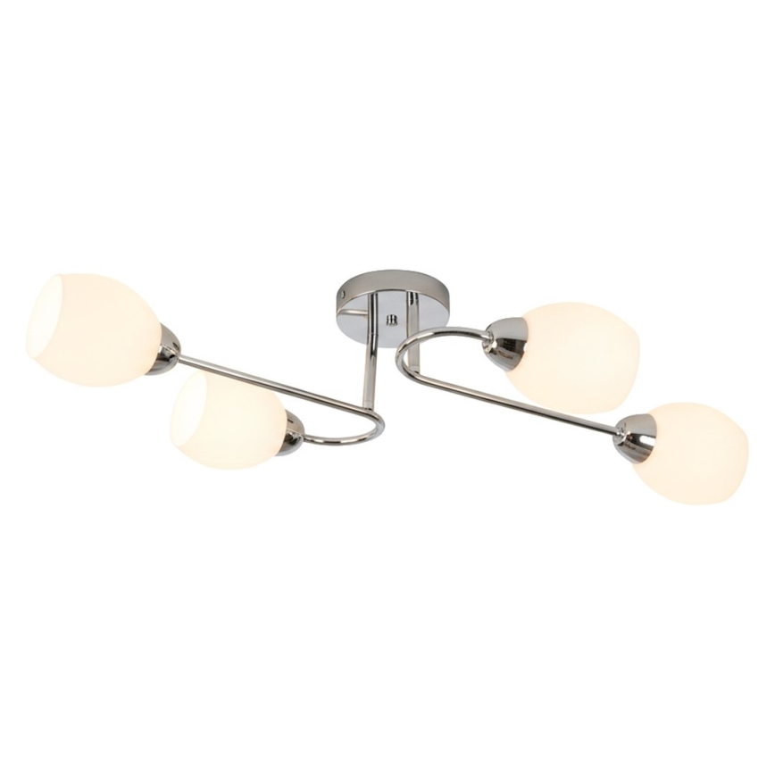 Prisadený luster KING 4xE27/15W/230V lesklý chróm