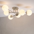 Prisadený luster MALENA 6xE14/5W/230V matný chróm/biela