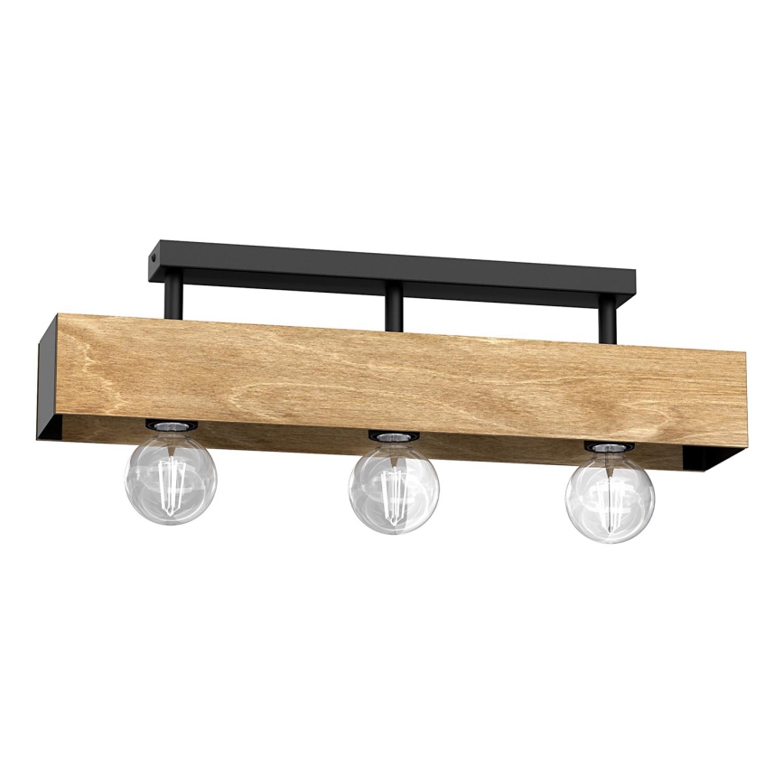Prisadený luster MILUZA 3xE27/15W/230V