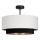Prisadený luster NATIA 1xE27/60W/230V priemer 45 cm biela/čierna