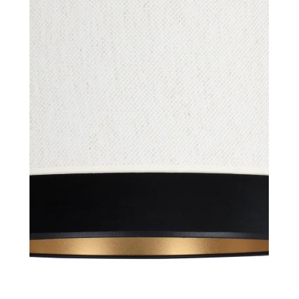 Prisadený luster NATIA 1xE27/60W/230V priemer 45 cm biela/čierna
