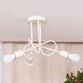Prisadený luster OXFORD 3xE27/15W/230V krémový
