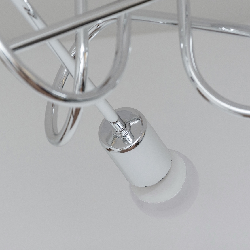 Prisadený luster OXFORD 3xE27/15W/230V lesklý chróm