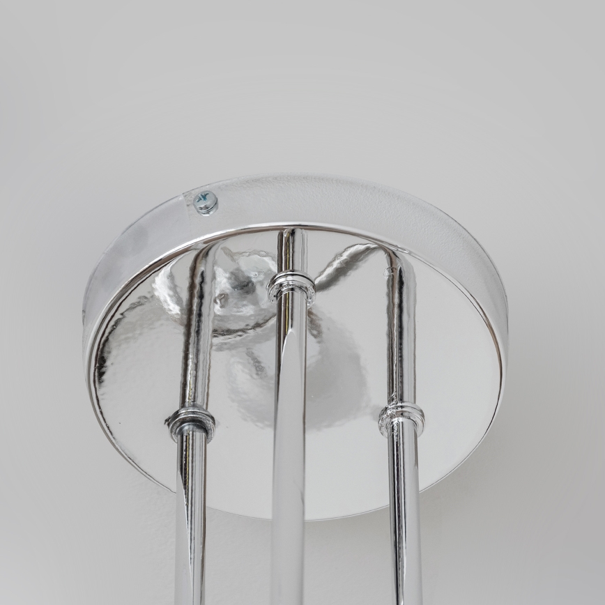 Prisadený luster OXFORD 3xE27/15W/230V lesklý chróm