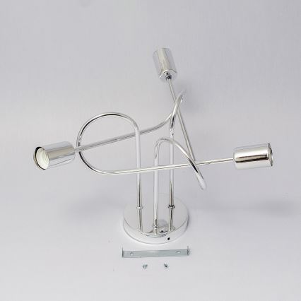 Prisadený luster OXFORD 3xE27/15W/230V lesklý chróm