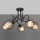 Prisadený luster OXFORD 5xE27/15W/230V čierna