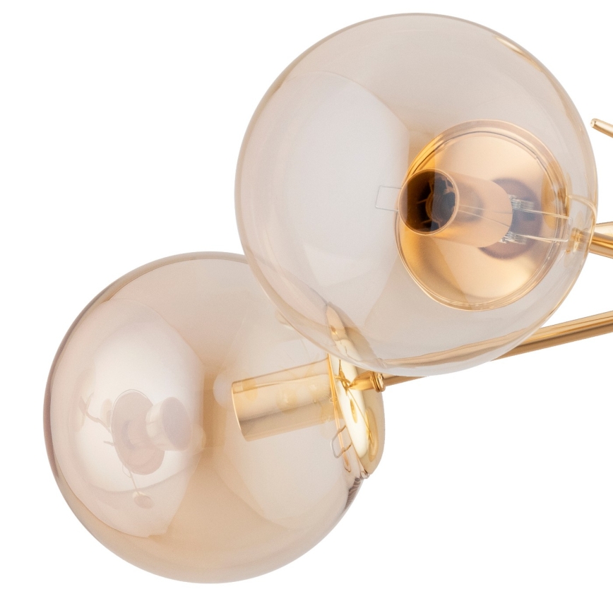 Prisadený luster PRIMERY 5xE14/10W/230V zlatá